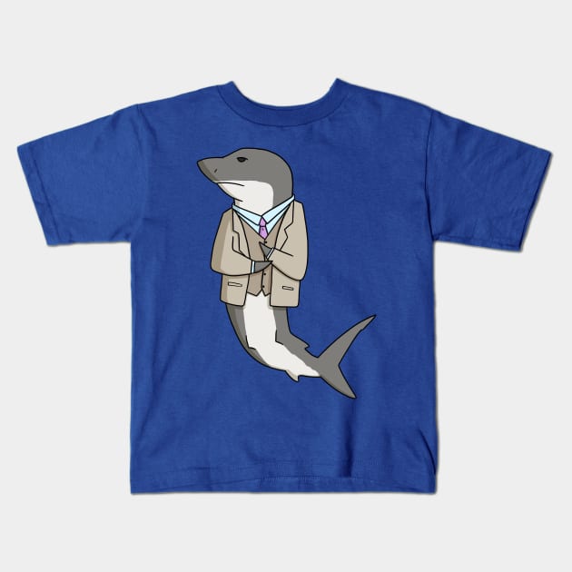 Sunday Finest Sand Shark Kids T-Shirt by CosmicFlyer